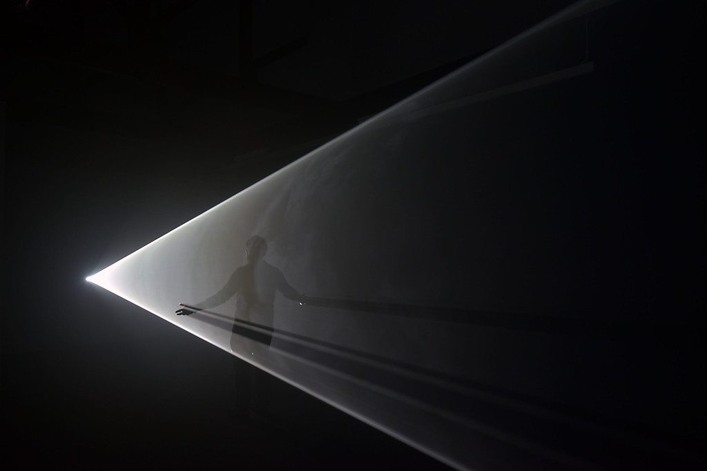Anthony McCall, ‘Swell’, installation at Lismore Castle Arts, 2017