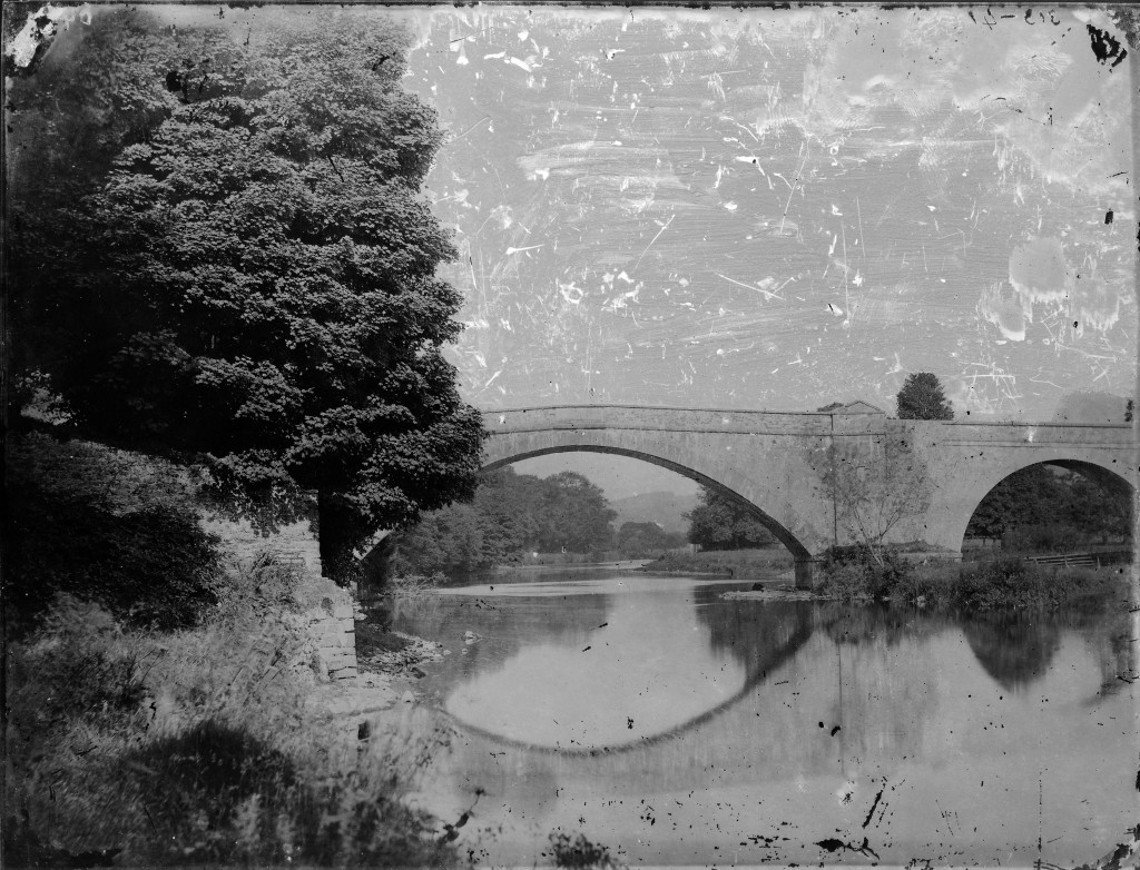 Lismore Bridge, scan from a glass negative found at Lismore Castle, 2017. Photographer unknown. Part of artist Dervla Baker's project 'A Space for Lismore' 2020-2021